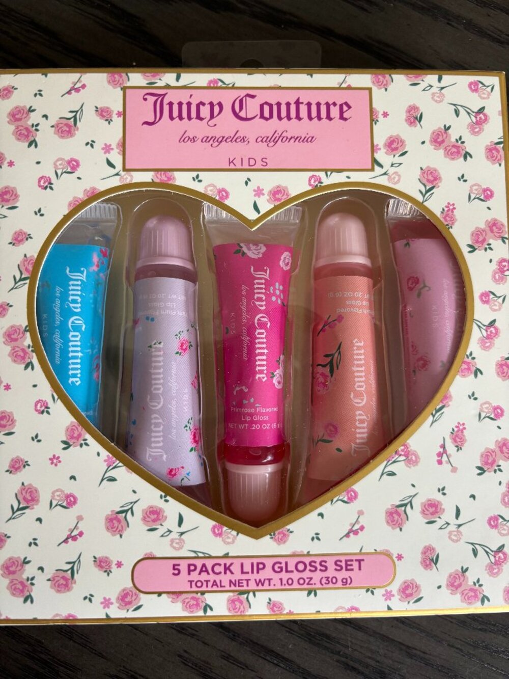 Juicy Couture Kids Lip Gloss 5pcs NWT